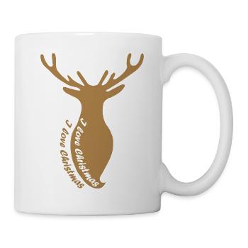 I love christmas - Mug - white - Right