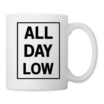 All day low - Tasse - Weiß - Rechts