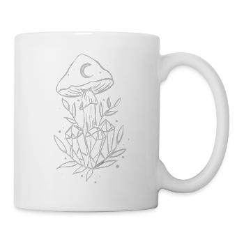 Pilze und Diamanten Sketch - Tasse - Weiß - Rechts