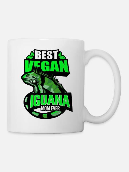 Leguan - Tasse - Weiß