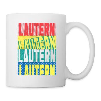 Kaiserslautern Lautern Deutschland Stadt Schrift - Tasse - Weiß - Rechts