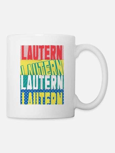 Kaiserslautern Lautern Deutschland Stadt Schrift - Tasse - Weiß
