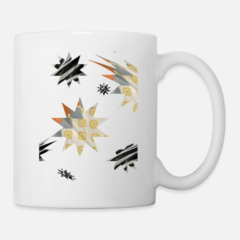 Abstrakt Stern -Star by Eve Nord - Tasse - Weiß