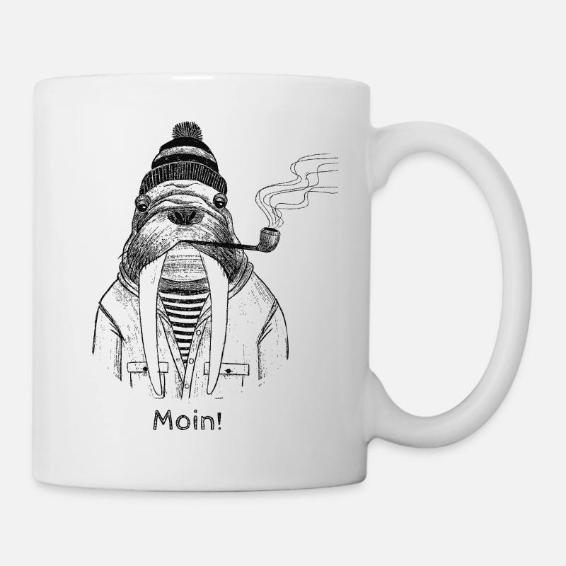 Moin Käpt‘n, alles in Butter aufm Kutter?! - Tasse - Weiß