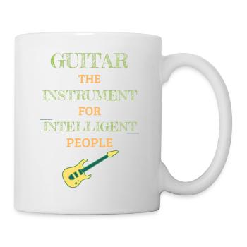 Instrument de guitare pour les gens intelligents Sage - Mug blanc - blanc - Droite