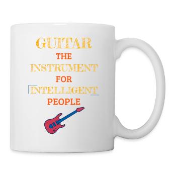 Guitar Instrument For Intelligent People Cider - Mug - white - Right