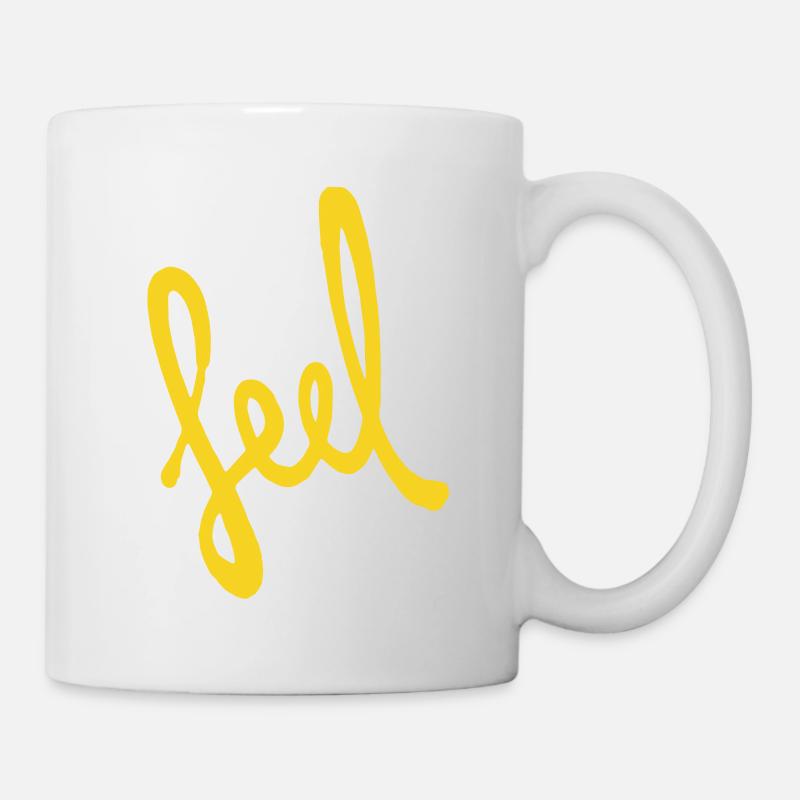 feel cool - feel - feeling - Tasse - Weiß