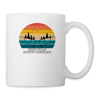 High Falls North Carolina - Mug - white - Right