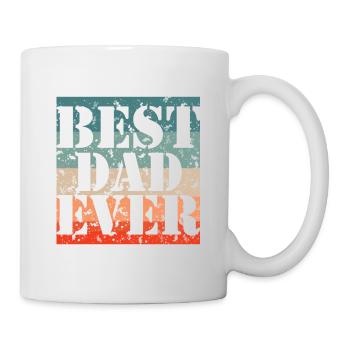 Best father ever - Mug - white - Right