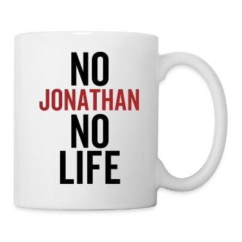 Kein Jonathan Kein Leben - Tasse - Weiß - Rechts