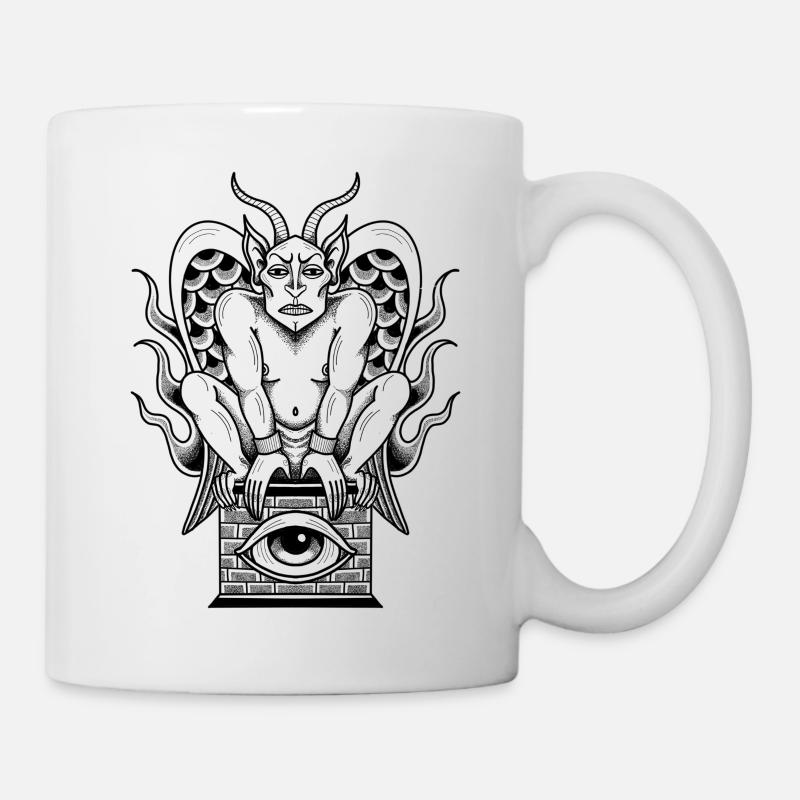 Gargouille - Mug blanc - blanc