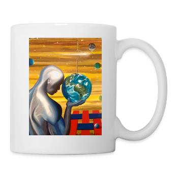 Surreal painting. ''The creator'' - Mug - white - Right