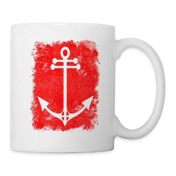 Côte Mer Accueil Ancre Moin Idées cadeaux Mer du Nord - Mug blanc - blanc - Droite