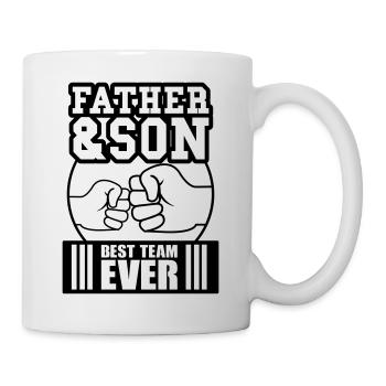 Father & Son Best Team Ever! - Mug - white - Right