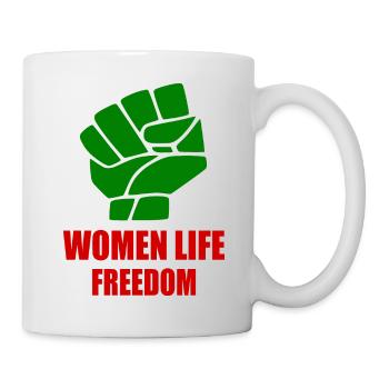 Women life freedom - Mug - white - Right