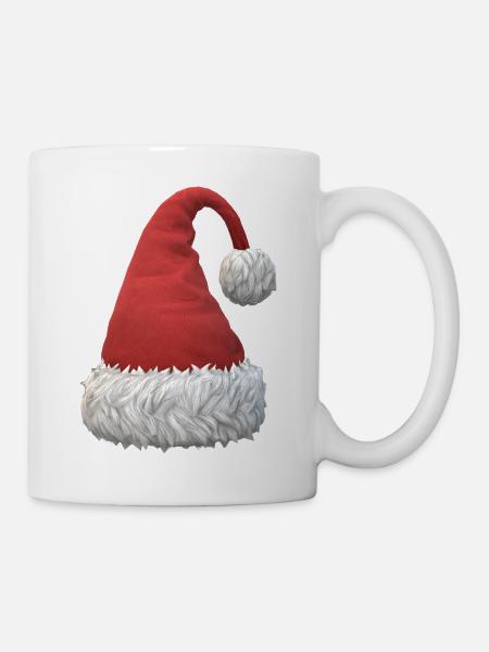 Weihnachten Mütze Schnee Winter Advent Nikolaus - Tasse - Weiß