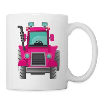 Pink Tractor - Mug - white - Right