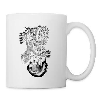 world in your hands - Tasse - Weiß - Rechts