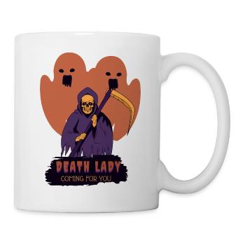 La mort - Mug blanc - blanc - Droite