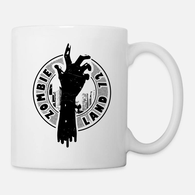 Zombie land - halloween mort vivant - Mug blanc - blanc