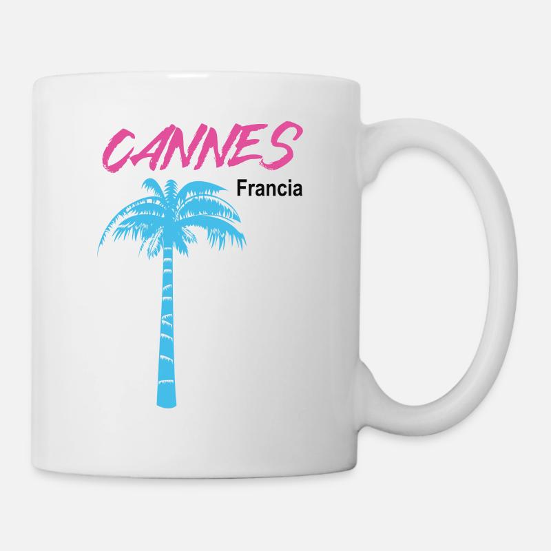Cannes - Tasse - Weiß