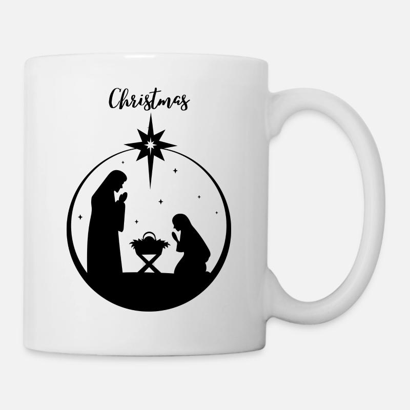 Weihnachten - Tasse - Weiß