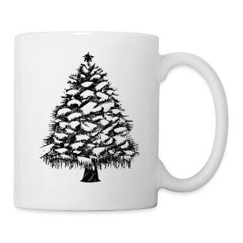 Arbre de Noël Arbre de Noël Vacances Hiver 1 - Mug blanc - blanc - Droite