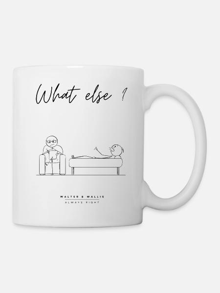 Walter & Wallis - Psy 4 - Mug blanc - blanc