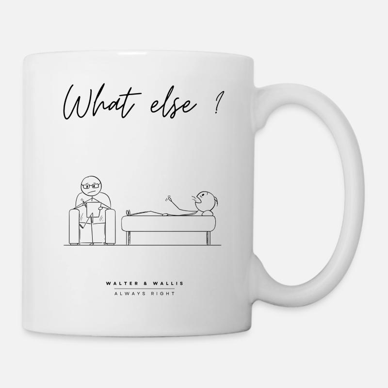 Walter & Wallis - Psy 4 - Tasse - Weiß