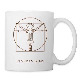in vino veritas - Tasse - Weiß - Rechts