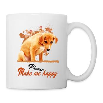 please make me happy - Mug - white - Right