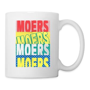Moers Deutschland Stadt Schrift Skyline - Tasse - Weiß - Rechts