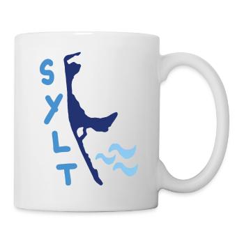 sylt welle - Tasse - Weiß - Rechts
