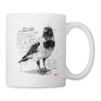 Hooded crow - Mug - white - Right