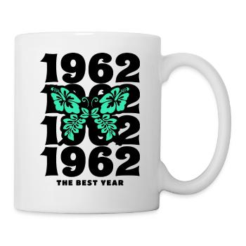 Groovy and Vintage 1962 60 Years Anniversary - Mug - white - Right