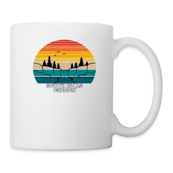 South Falls Oregon - Mug - white - Right