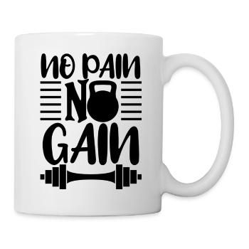 Ohne Fleiß kein Preis - Tasse - Weiß - Rechts