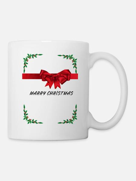 MARRY XMAS - Tasse - Weiß