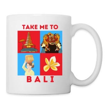 BRING MICH NACH BALI - Tasse - Weiß - Rechts