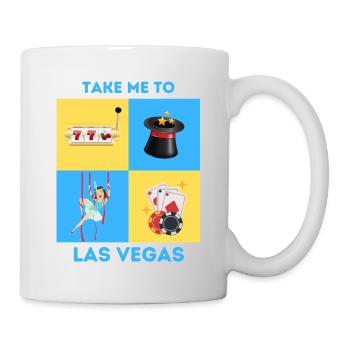BRING MICH NACH LAS VEGAS - Tasse - Weiß - Rechts
