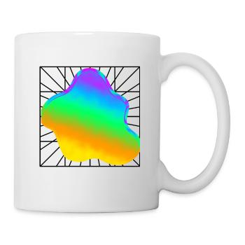 kleks farbe - Tasse - Weiß - Rechts