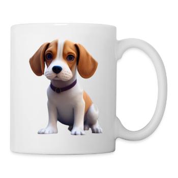 Beagle Hund - Beagle - Tasse - Weiß - Rechts