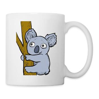 Frecher Koala - Tasse - Weiß - Rechts