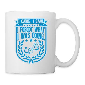 I came saw forget - Mug - white - Right