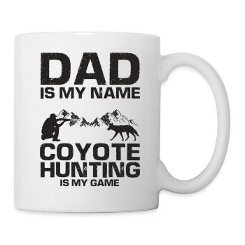 Conception de coyote pour les réacteurs de coyote - Mug blanc - blanc - Droite