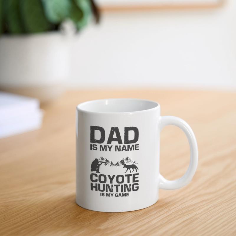 Conception de coyote pour les réacteurs de coyote Mug blanc