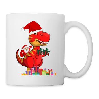 Pere Noel Dinosaurier - Tasse - Weiß - Rechts