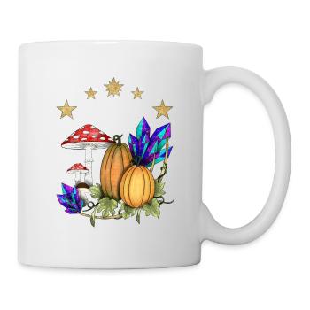 Citrouilles au pays magique - Mug blanc - blanc - Droite