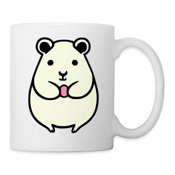 Hamster Cute Animal Rodent Animals Pet Vector 2 - Mug - white - Right