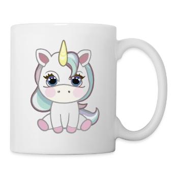Idée cadeau Bébé Licorne - Mug blanc - blanc - Droite